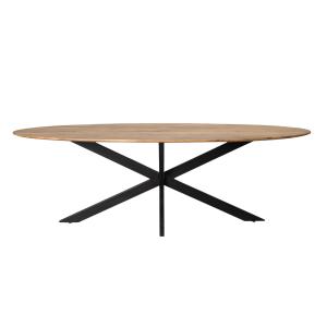 Table à manger ovale 6/8 personnes L180, Spider et Acacia m…