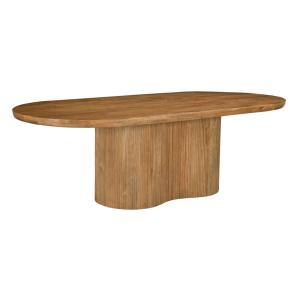 Table à manger Ovale 8/10 personnes L.220 cm, Manguier