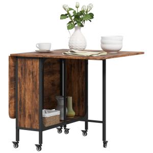 Table à manger pliante extensible sur roulettes 6 personnes…