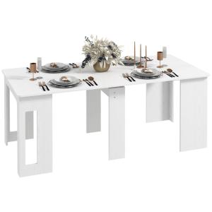Table à manger pliante pour 6 personnes panneau de particul…