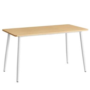 Table à manger pour 4-6 personnes 75 x 140 x 75 cm doré chê…