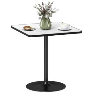 Table à manger pour 4 personnes plateau effet marbre base r…