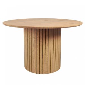 Table à manger pour 6 personnes en décor Chêne artisan, dia…
