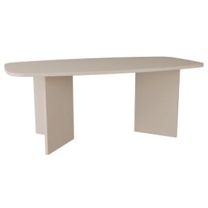 Table à manger rectangulaire, 190 cm, gris cachemire