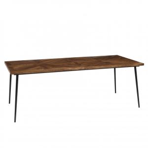 Table à manger rectangulaire 220x100cm bois recyclé