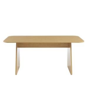 Table à manger  rectangulaire effet chêne 180 cm