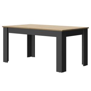 Table à manger rectangulaire extensible 8 pers. - Effet Boi…