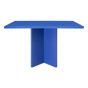 Table à manger rectangulaire laquée en MDF de 3cm Bleu Prus…