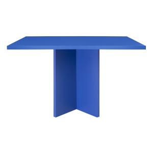 Table à manger rectangulaire panneau stratifié 3cm Bleu Pru…