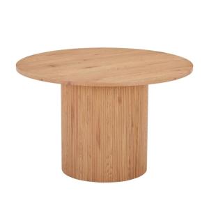 Table a manger ronde 120cm pied central en bois CORBY natur…