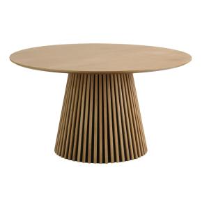 Table à manger ronde 4/6 personnes ø140 cm chêne