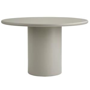 Table à manger ronde 4 personnes 120 cm, coloris sable