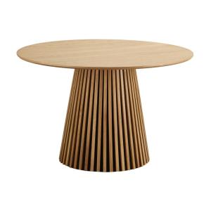 Table à manger ronde 4 personnes ø120 cm chêne