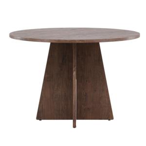 Table à manger ronde en bois 110x75 cm