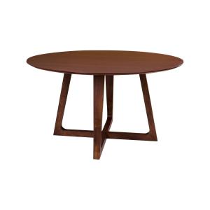 Table à manger ronde en bois 137cm