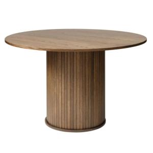 Table à manger ronde en bois 75x120cm MALIK marron 120x120x…