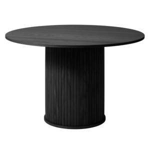 Table à manger ronde en bois 75x120cm MALIK noir 120x120x75…