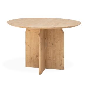 Table à manger ronde en bois chêne moyen