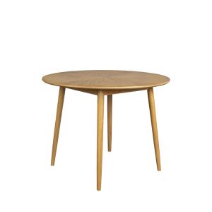 Table à manger ronde en bois D100cm bois clair