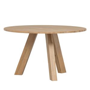 Table à manger ronde en bois D129cm bois clair