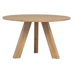 Table à manger ronde en chêne clair