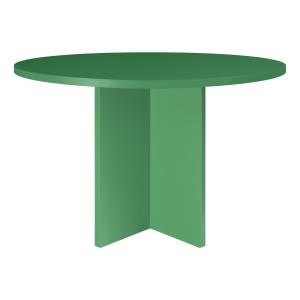 Table à manger ronde laquée en MDF de 3cm Vert Émeraude 120…