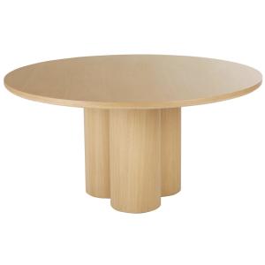 Table à manger ronde pied totem, 6/8 personnes, D150 cm