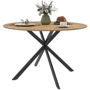 Table à manger ronde pour 4 personnes piètement croisé en a…