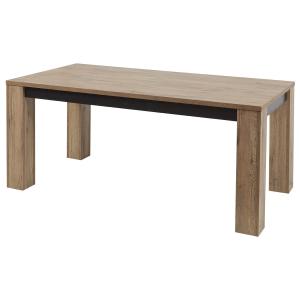 Table  allongeable 180-230cm effet bois naturel et noir