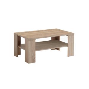 Table Basse 1 Étagère H46 cm - Marron