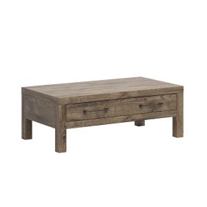 Table basse 1 tiroir stratifiés beige