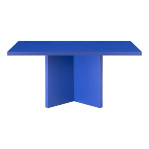 Table basse 100x50cm panneau stratifié de 3cm, bleu Prusse…