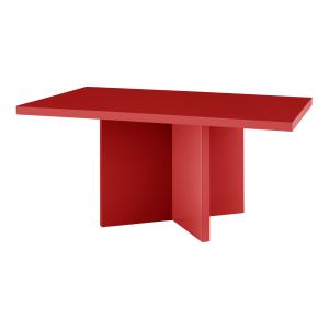 Table basse 100x50cm panneau stratifié de 3cm, rouge Flamme…