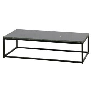 Table basse 120x60 en marbre noir