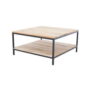 Table basse 2 plateaux en bois clair