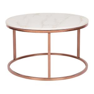 Table basse Acier inox Rose doré