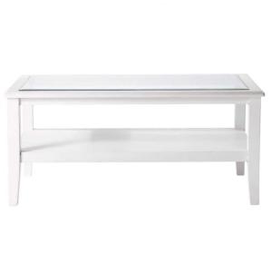 Table basse blanche L100