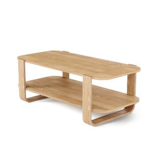 Table basse bois naturel L109cm