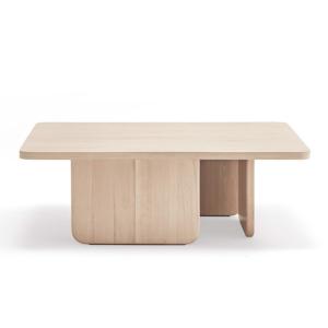 Table basse carrée 100 cm en bois naturel
