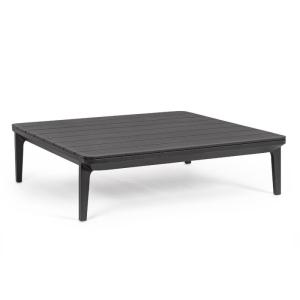 Table basse d'extérieur aluminium carrée
