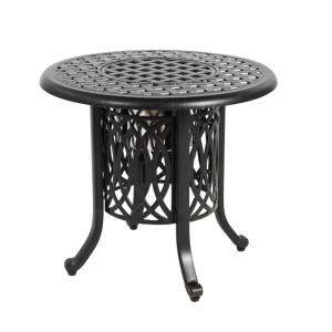 Table basse d'extérieur bronze en aluminium avec seau à gla…