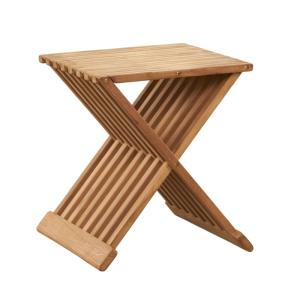 Table basse de jardin en teck  pliante