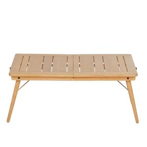 Table basse de pique-nique pliante en bois d'eucalyptus L88