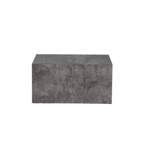 Table basse effet bois de couleur gris foncé