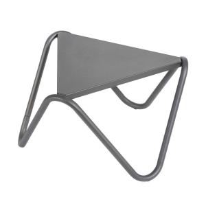 Table basse en acier gris L57xl57xH32