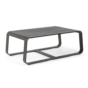 Table basse en aluminium anthracite 105x62 cm