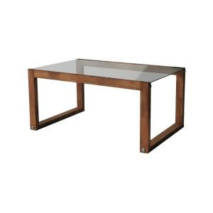 Table basse en bois beige 85x55  cm