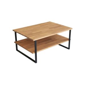 Table basse en bois beige 85x60  cm