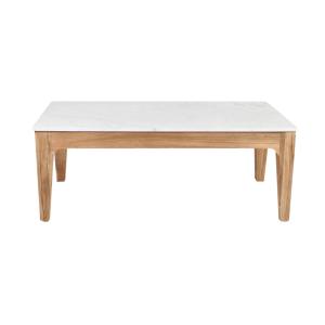Table basse en bois blanc 116.5 cm