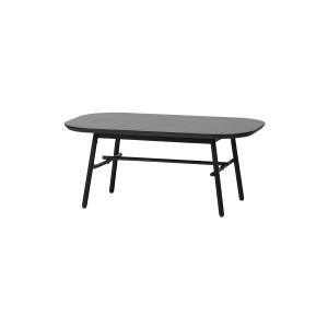 Table basse en bois de manguier et métal noir